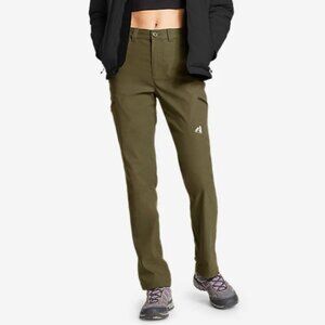 Eddie Bauer First Ascent Guide Pro Pants Womens 10 High-Waisted Hiking Stretch